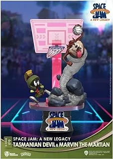 Beast Kingdom Space Jam: A New Legacy: Taz and Marvin The Martian DS-070 D-Stage Statue ، متعدد الألوان ، 6 بوصات