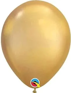 Pioneer Balloon Company Gold Chrome Latex Balloons. pkg/25