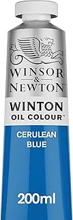 Winsor & Newton Cerulean Blue 200-ml Tube Winton Oil Color Paint, 1437137