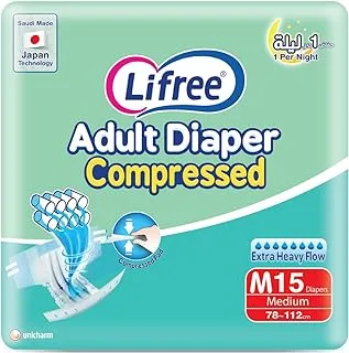 Lifree Adult Diapers Tape Medium - 1 X 15 PAC