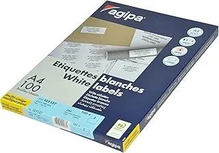 Agipa 100-Sheet Multipurpose Label White - APLA101137