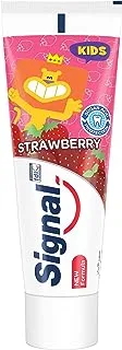 Signal Kids Toothpaste Prevents Tooth Decay and Tooth Cavity, Strawberry, for Ages 2-6 years, 75ml