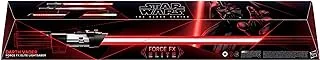 Star Wars The Black Series Darth Vader Force FX Elite Lightsaber مع LED المتقدم والمؤثرات الصوتية ، عنصر لعب الأدوار للبالغين