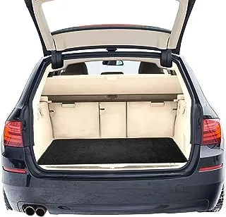 FH Group F16409BLACK32 Premium Black Automotive Carpet Cargo Liner Trunk Mat fits Most Cars, SUVs, and Trucks