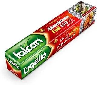 Falcon Heavy Duty Aluminium Foil 1.5KG x 45CM Long Roll, Commercial Grade & Extra Thick, Strong Enough for Food Service Industry (Pack of 1)