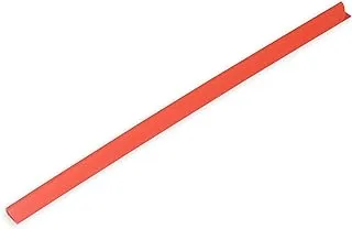 100-Piece FIS Plastic Sliding Bar Red 6mm, 60-Sheets Capacity - FSPG06-RE