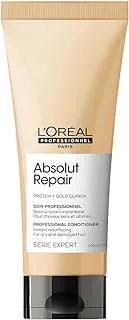 L’Oréal Professionnel | Absolut Repair Conditioner | For dry & damaged hair | Repairs & Hydrates Dry, Damaged Hair |With Gold Quinoa & Protein | SERIE EXPERT | 200 ml