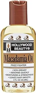 Hollywood Oil Macadamia 2 Ounce - Pack الكمية: 1