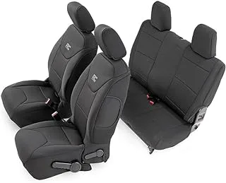 Rough Country Neoprene Seat Covers for 13-18 Jeep Wrangler | 2-Door - 91007