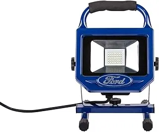 Ford 20W LED Work Light, 2000LM Corded Flood Light with Stand, Adjustable Working for Garage, Workshop, Construction Site, FWL-1001