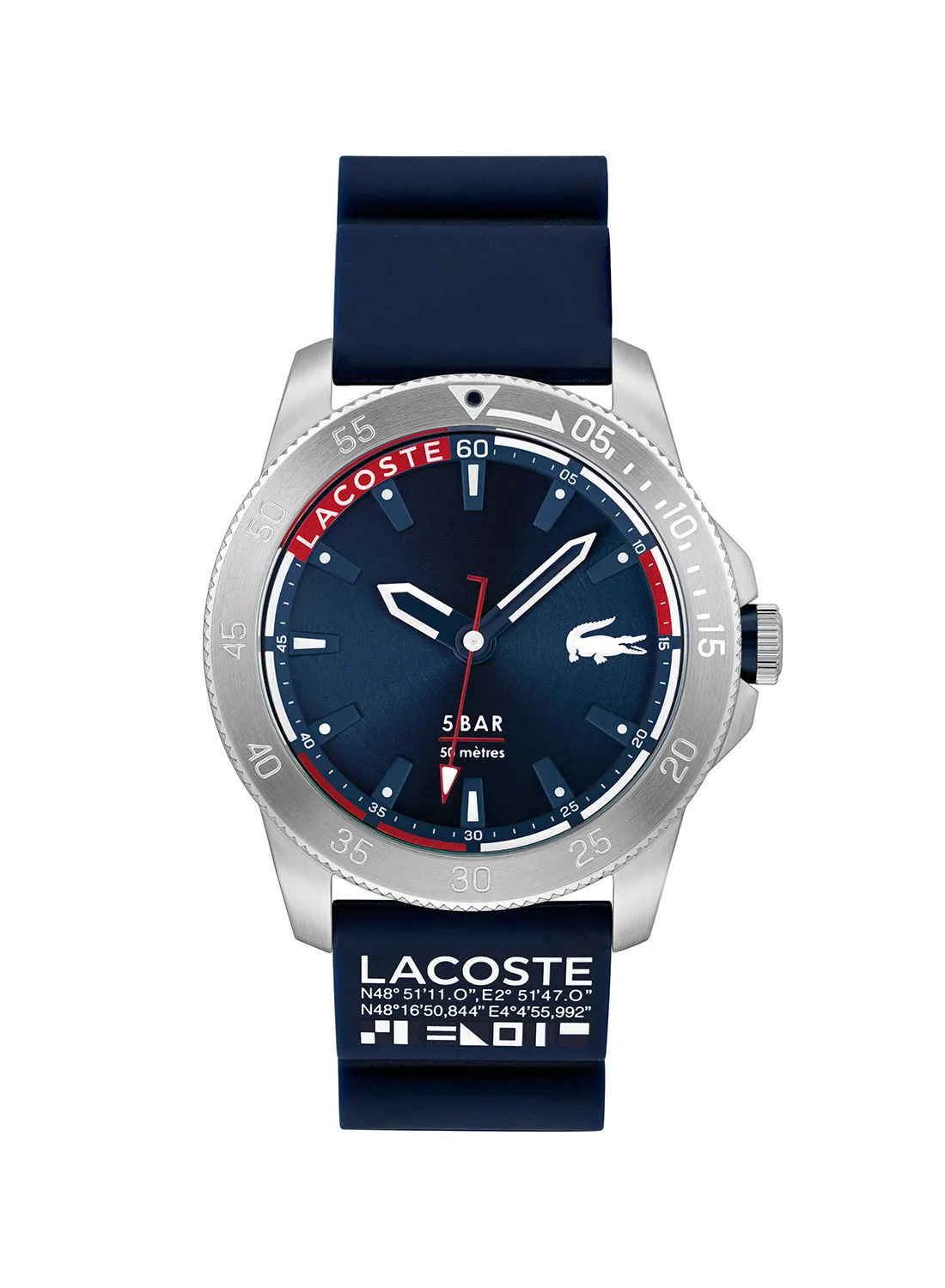 LACOSTE Silicone Analog Wrist Watch 2011202