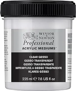 Winsor & Newton Professional Acrylic Medium Clear Gesso, 225ml