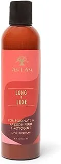 As I Am Naturally Long & Luxe Pomegranate Passion Fruit Groyogurt Leave In Conditioner