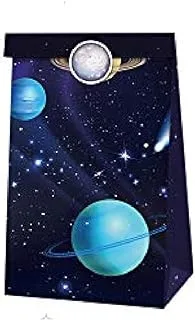 OUTER SPACE PARTY GIFT FAVOR BAGS PACK OF 12