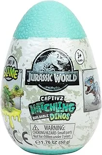 Jurassic World Captivz Hatchling Buildable Dinos, Green, 50g