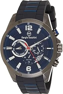 Sergio Tacchini ST.1.10259-4 Archivio Silicon Strap Watch for Men, Gray