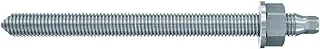 Fischer RG M ZP Anchor Rod 10-Pieces, 16 x 165 mm Size, Gray