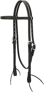 Weaver Leather Black Latigo Leather Headstall