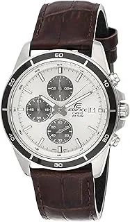 Casio Edifice Men's White Dial Stainless Steel Chronograph Watch