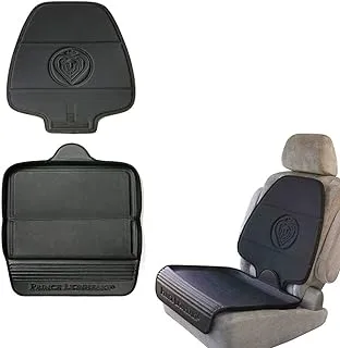 Prince Lionheart Car Seat Protector. The Only 2 Stage Seatsaver Designed with Thick Padding, Nonabsorbent, Waterproof, PVC Foam Material. Compatible With all Baby and Toddler Car Seats (Black)