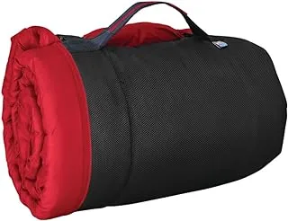 Kurgo Waterproof Dog Bed, Outdoor Bed for Dogs |Portable Bed Roll for Pets, Travel |Hiking, Camping, Wander Loft Dog Bed |Chili Red (Medium)