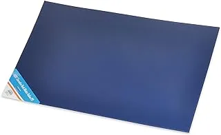 FIS Executive Italian PU Desk Blotter Soft, 43X57cm, Blue - FSDESPUBL