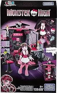 Mega Bloks Monster High Draculaura Vamptastic ، مجموعة بناء الغرفة