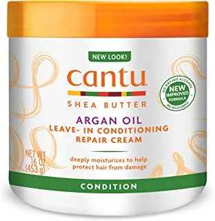 Cantu Argan Oil Leave in Conditioning Repair Cream, 16 Ounce