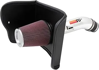 K&N Cold Air Intake Kit: Increase Acceleration & Towing Power, Guaranteed to Increase Horsepower up to 7HP: Compatible with 5.7L, V8, 2012-2019 Toyota Tundra, 77-9036KP