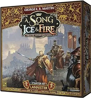 CMON A Song of Ice & Fire Tabletop Miniatures Game Lannister Starter Set Strategy Game for Teens and Adults Ages 14+ 2+ Players Average Playtime 45-60 Minutes Made by