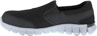 Reebok Men's Sublite Cushion Work Safety Toe Athletic Slip-On