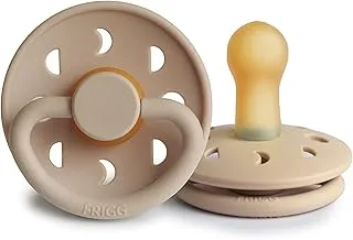 FRIGG Moon Phase Latex Baby Pacifier 6-18M 1-Pack Croissant - Size 2