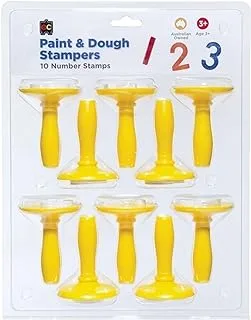 Educational Vantage Paint and Dough 0 to 9 Numbers Stampers 10 Pieces Set