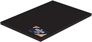 FIS Black Bristol Board, 50x70cm,230GSM, Brilliant Black 100-Piece - FSBI235070BK