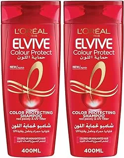 L’Oréal Paris Elvive Color Protect Shampoo 400ml Twin Pack