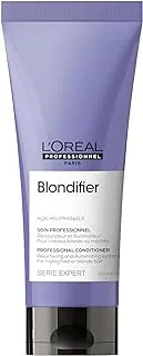 L’Oréal Professionnel | Blondifier Conditioner| Restores Color -Treated Hair | Enriched with Açai Berry Extract | Fights Brass | For Highlighted or Blond Hair | SERIE EXPERT | 200ml