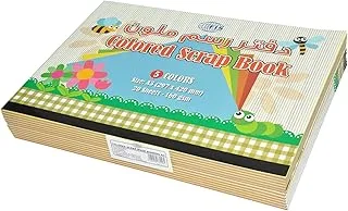 12-Piece FIS Colored Scrap Book Binding 20-Sheets A3, 160GSM - FSSKSCBA320