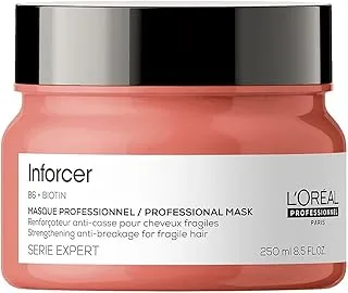 L’Oréal Professionnel | Inforcer Mask | Provides Strength and Prevents Breakage| With Biotin & Vitamin B6 | For Long Fragile, Breaking Hair | SERIE EXPERT | 250ml