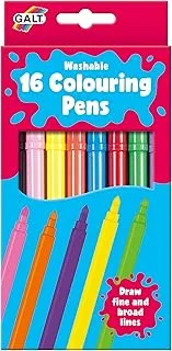 Galt Toys, 16 Colouring Pens - Washable, for Kids, Ages 3 Years Plus