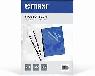 Maxi Clear Binding Cover A4 180 Micron pack of 100pcs