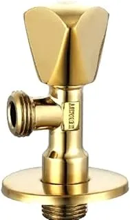 HESANIT Angle Valve Long Type for Single Lever Mixer Tap, Bathroom Fixtures - Gold