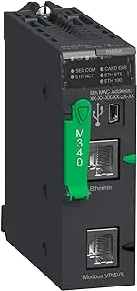 Schneider Electric Modicon M340 Max 1024 Discrete and 256 Analog I/O Automation Platform Processor Module