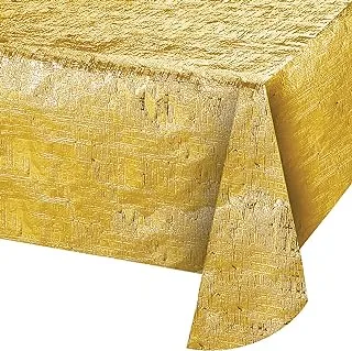 Tablecovers Metallic Gold 54in x 108in 1ct