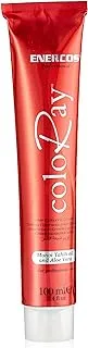 Enercos Professional Coloray Professional Hair Color, Long Lasting Tones, & Extra Shine, Ammonia Free, 4.7, Medium Brown Violet, 100 ml