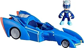 PJ Masks Cat Racer ، PJ Masks لعبة سيارة مع أضواء وأصوات ، ألعاب ما قبل المدرسة للأولاد والبنات 3 سنوات فما فوق