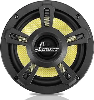 Lanzar Upgraded Opti Pro 6.5High Power Coaxial Speaker - Powerful 400 Watt Peak 65Hz 7 kHz Frequency Response 30 Oz Magnet Structure 4 Ohm w/Glass Fiber Cone and Butyl Rubber Surround - OPTI6PM