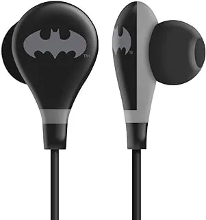 TOUCHMATE Batman Ultra Bass Earphone with Mic Stylish and Comfortable In-Ear Design Crystal Clear Dynamic Sound,120cm Cord & 3.5mm Jack