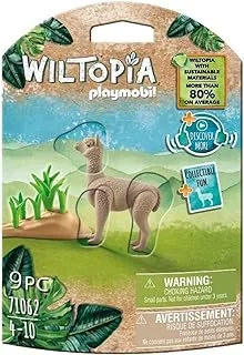 Playmobil 71062 Wiltopia Alpaca, Animal toy,for children 4-10, sustainable toy animals, Aplaca toy, Collectible toy for kids, made form 80% recycled material