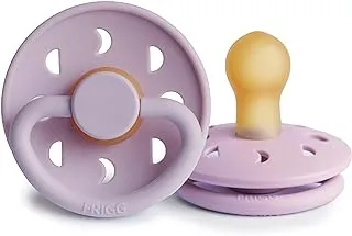 FRIGG Moon Phase Latex Baby Pacifier 0-6M 1-Pack Soft lilac - Size 1