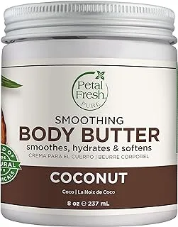 Petal Fresh Body Butter, Coconut, 8 Ounce